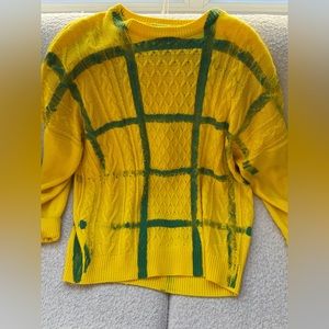 Oversized yellow/green sweater